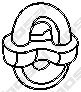 NISSA 20625H9400 Rubber Strip, exhaust system